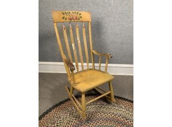 19th C. Windsor Arrow-back Rocker (cTF10)