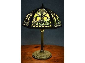 Antique Slag Panel Lamp (CTF20)