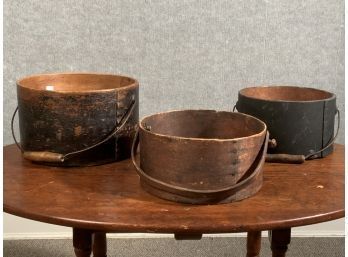 Three Early Swing Handle Buckets (CTF10)