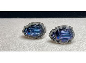 Tiffany & Co. Scarab Cuff Links (CTF10)