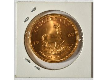 1982 Kruggerad 1oz Gold Piece (CTF10)