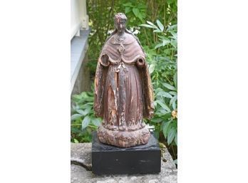 Lg. 18th C. Or Earlier Carved Wood Figure (CTF20)