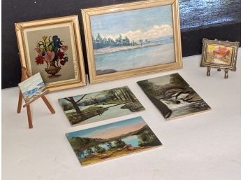 Miniature Paintings, 7pcs.  (CTF10)