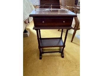 Mahogany One Drawer Stand (CTF20)