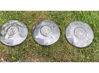 Three Volkswagen Hub Caps (CTF10)