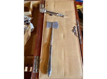 Vintage Medical Equipment In Wooden Case (CTF10)