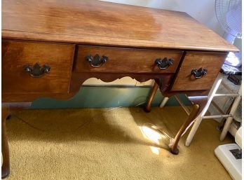 Custom Maple Queen Anne Style Writing Desk (CTF30)