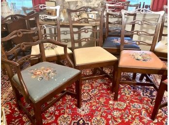 Antique Ribbon Back Chairs (cTF40)