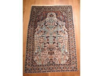 Antique Oriental Prayer Scatter Rug (CTF10)