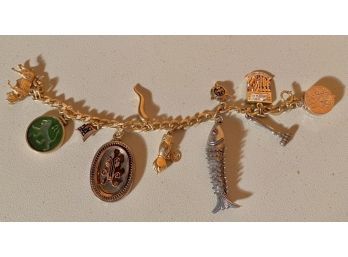 14k Gold Charm Bracelet (CTF10)