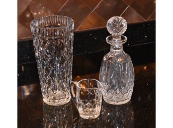 Three Waterford Crystal Pieces (CTF20)