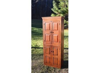 19th C. Primitive New England Floor Cupboard (CTF40)