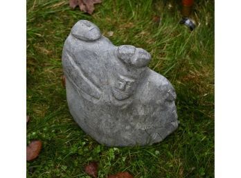 Vintage Carved Soapstone Sculpture (CTF20)