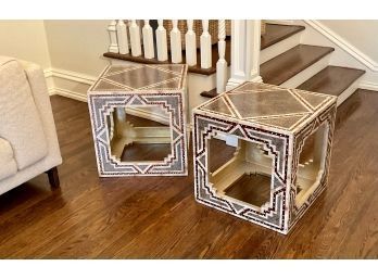 Pr. Lacquered Moroccan Style Cubes (cTF20)