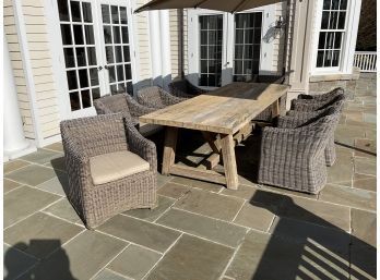 Outdoor Wicker Dining Chairs, 8 (CTF80)