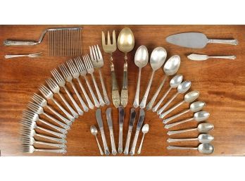 Heirloom Sterling Flatware, Damask Rose Pattern (CTF10)