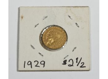 1929 2 12 Dollar Gold Piece