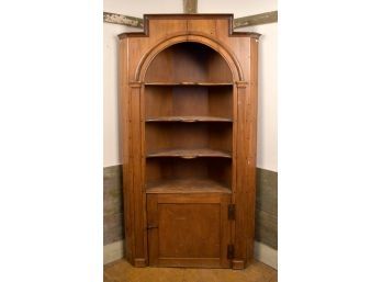 Vintage Maple Corner Cupboard (CTF30)