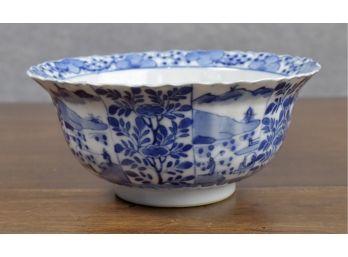 Antique Chinese Blue And White Bowl (CTF10)