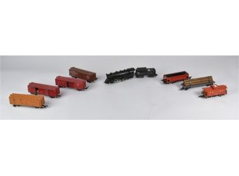 American Flyer S Scale Locomotive, Tender, And Seven Cars (CTF10)