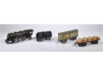 American Flyer Locomotive, Tender, And Two Cars (CTF10)