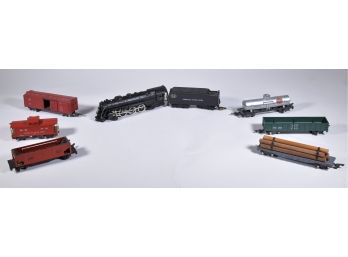 American Flyer Locomotive, Tender, And Six Cars (CTF10)