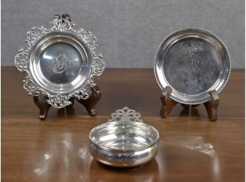 Three Sterling Plates (CTF10)