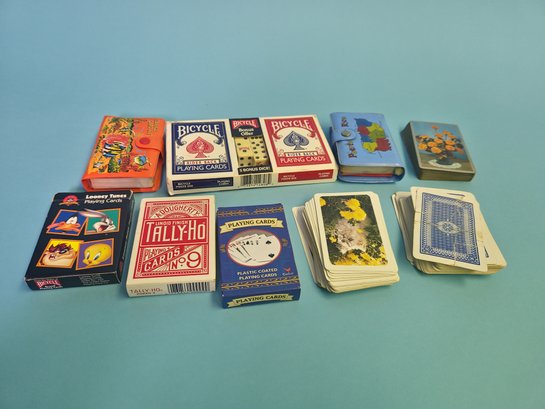 Lot Of Vintage Decks Of Playing Cards