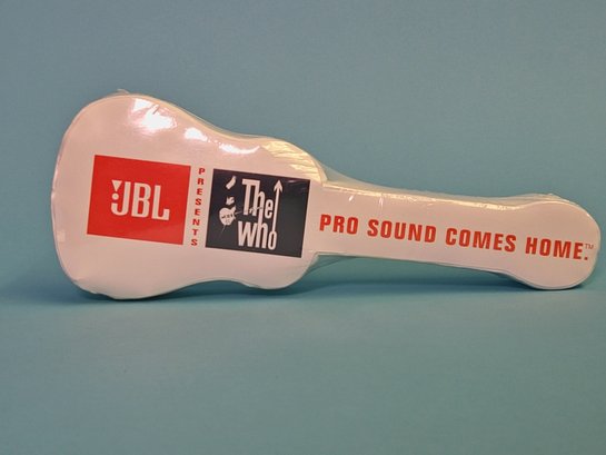 JBL Presents The Who Pro Sound Comes Home Vintage Tee T Shirt Sealed In Guitar Shaped Packaging