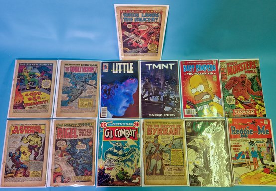 Vintage Comic Book Lot - Silver Surfer, Iron Man, The Mighty Thor & More Classic Titles