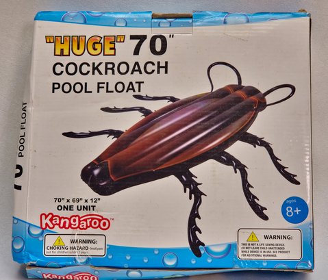 Kangaroo 70-inch Huge Cockroach Pool Float - Fun Insect Novelty For Kids And Adults