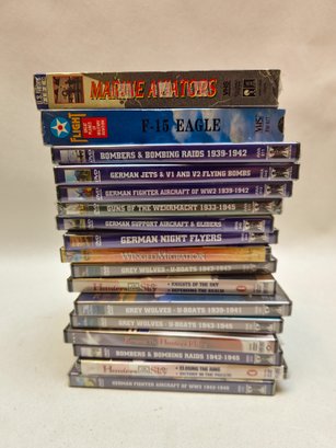 Classic Aviation & War Documentary DVDs And VHS - WWII, German Aircraft, Marine Aviators