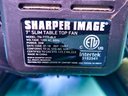 SHARPER IMAGE 7' SLIM TABLE TOP FAN TSI-TT71-BLK