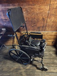 Eu Karma Lightweight Mobility Wheelchair, Extended Head Rest And Two Foot Rest Attachments.