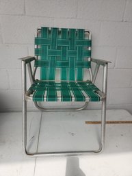 Metal Folding Outdoor Green Chair