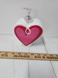 Ceramic Heart Soap Dispenser