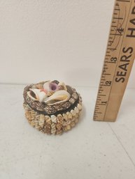 Jewlery Box Covered In Tiny Seashells