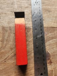 Vintage Red Wood Handle Scraper