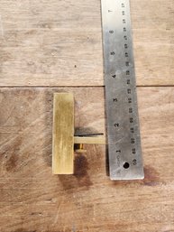 3 Inch Bull Nose Brass Scraper