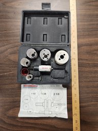 Hole Saw Key Hole Set In Plastic Box Container