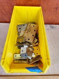 Lot Of Misc Brass Tone Hinges