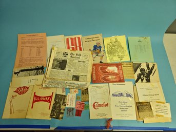Relive Your Glory Years! - Lot Of Long Island Macarthur High School 1960s Ephemera Collectibles Memorabilia