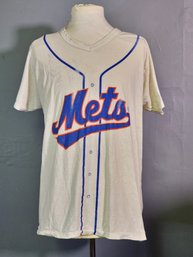 New York Mets Pro Sports Sportswear Men's XL Jersey Pattern T-shirt Tee Vintage Sports Clothing