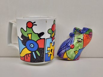 Pablo Picasso Mug And Museum Tchotchke Ceramic