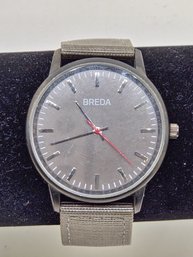 Breida Watch Stainless Steel Caseback Japan Movement 1707a Genuine Leather Band