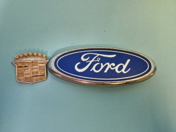 Cadillac And Ford Car Pieces Logos