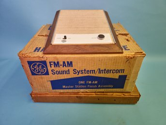 Vintage GE Sound System Fm/am Intercom All 3 Pieces NOS Never Used INSANELY RARE PROTOTYPE OWNED BY ENGINEER