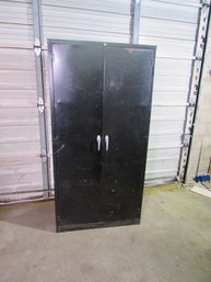 Industrial Black Metal Storage Cabinet