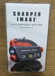 SHARPER IMAGE 6 IN 1 EMERGENCY AUTO TOOL In Box NOS