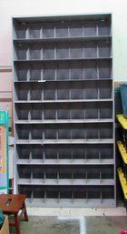 Huge Parts Sorter / Medical Filing Cabinet, Open Shelving, Metal